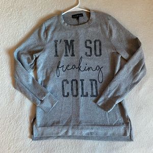 Long sleeved shirt  S or XS  grey  Derek Heart